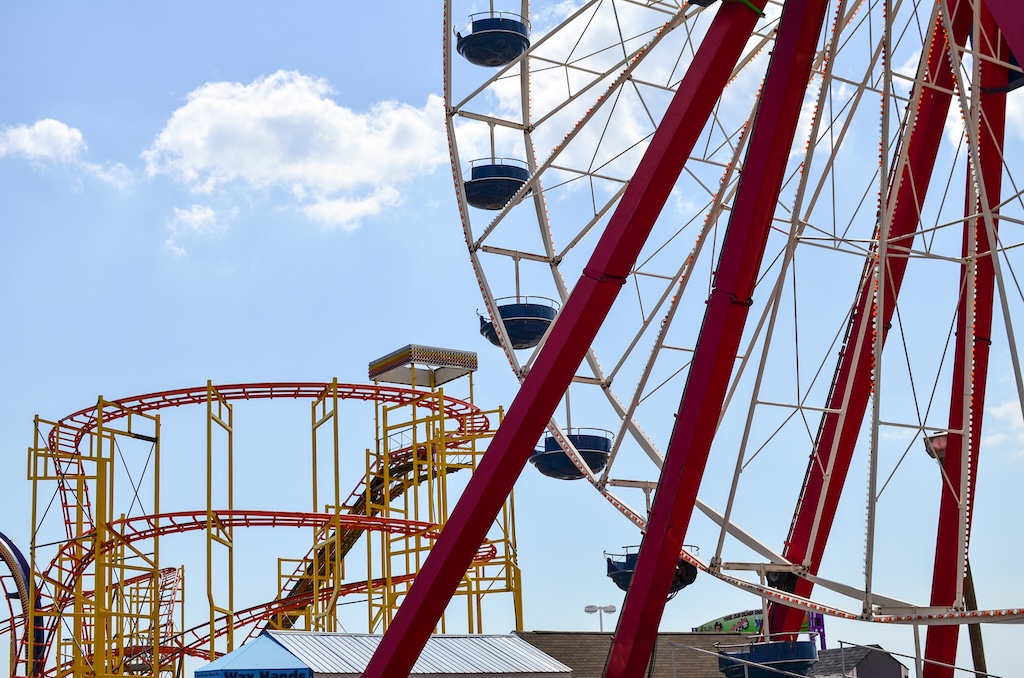 Ocean City Amusement Park rides
